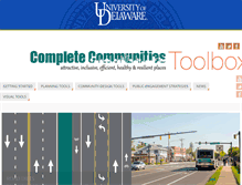 Tablet Screenshot of completecommunitiesde.org